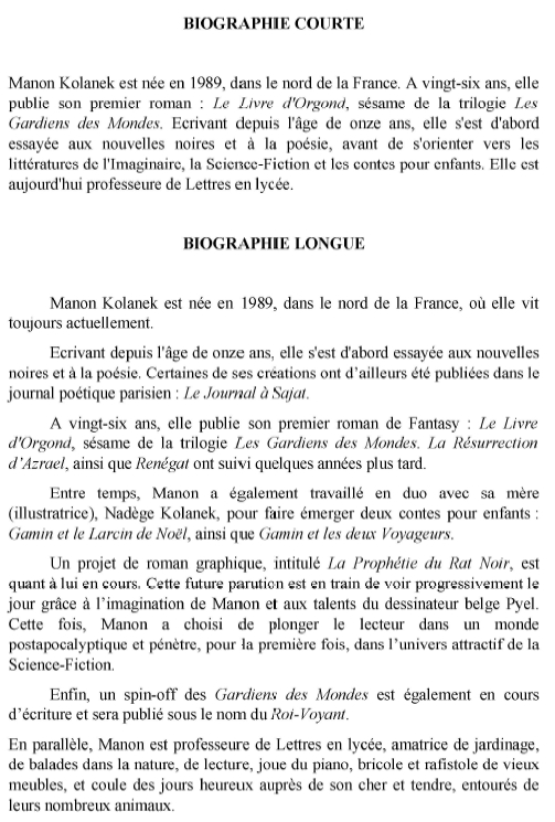 Qui est Manon ? Télécharger sa biographie...